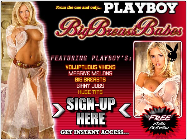  busty blondes posing for Playboy in sexy lingerie